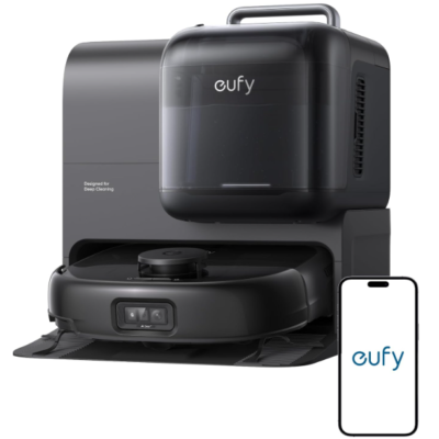eufy E28 Omni Robot Vacuum Cleaner price in Pakistan with Mop, HydroJet System, Portable Deep Cleaner for Carpet, Spot Cleaner, 20,000 Pa Turbo Suction, Zero Tangling, Corner-to-Edge Deep Cleaning, All-In-One Station